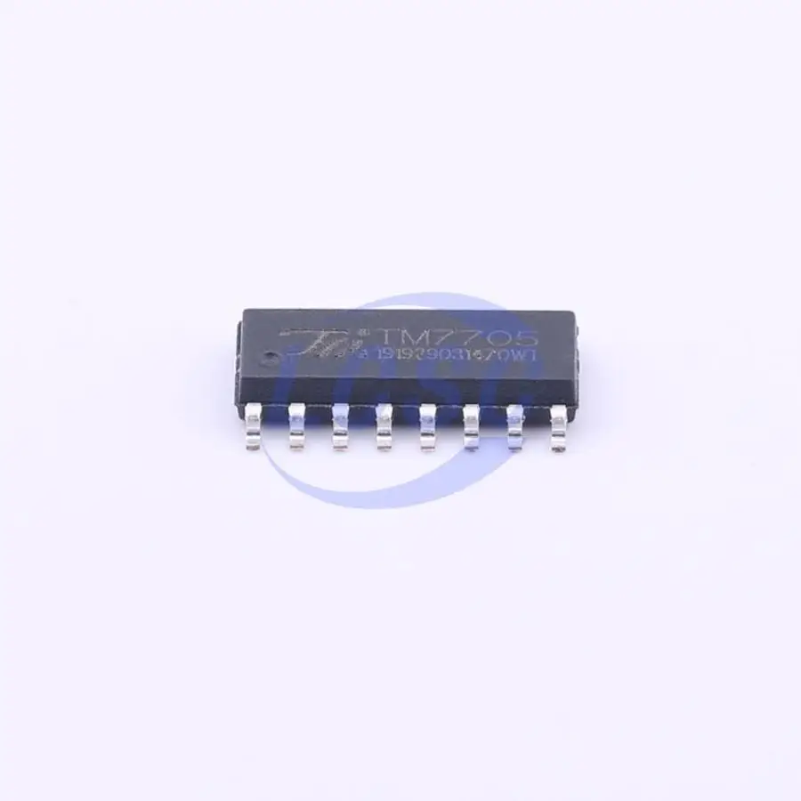 10 أجزاء/وحدة الأصلي TM7705 رقاقة التغليف SOIC-16 التناظرية إلى المحولات الرقمية الدوائر المتكاملة TM7705
