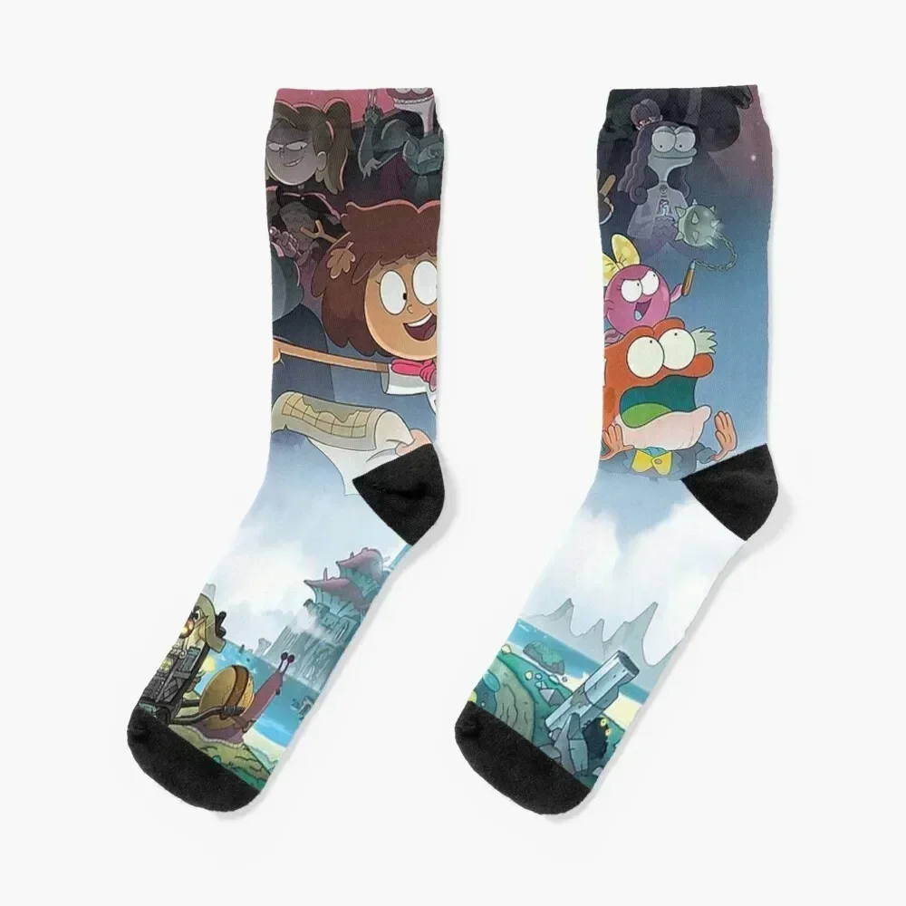 

Amphibia Season 2 Socks funny gifts compression Socks Men Women's