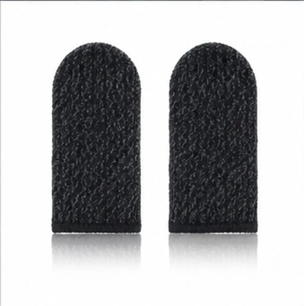 10Pcs Game Finger Sleeves Ultra-Thin Anti-Slip Sweatproof Screen Touch Finger Cover Phone Game Playing Accessory for Men Women
