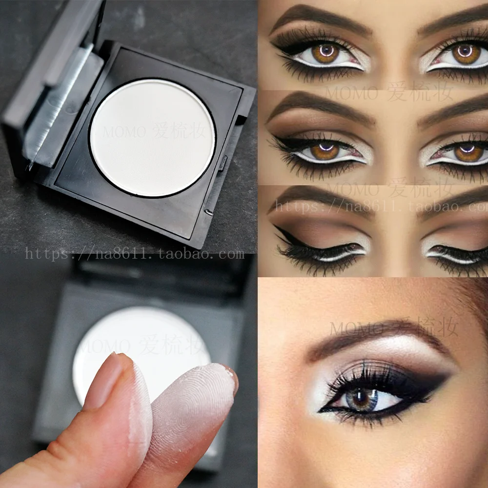 L'm'm Eye Shadow Plate Makeup Professional Monochrome Matt White Eye Shadow Coloring Matte Nude Makeup