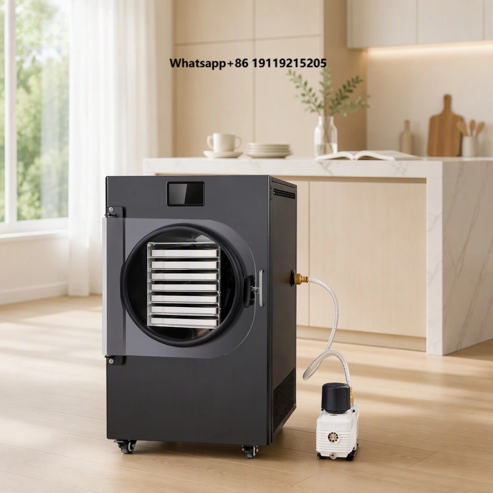 YFD-20 Food Freeze Dryer Machine 20kg Stainless Steel Vacuum Lyophilization for Fruits Vegetables Meat Seafood Lab