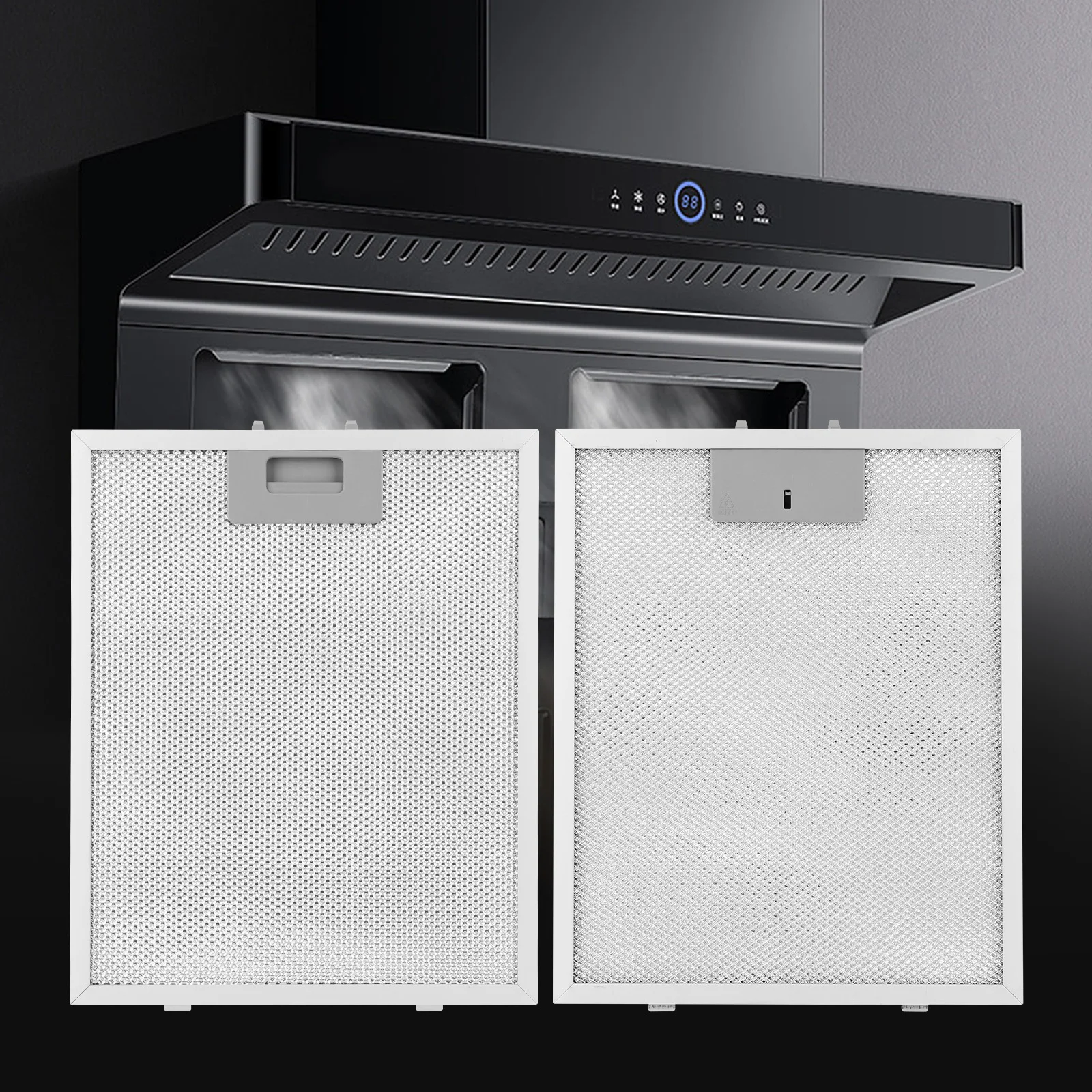 

2 шт. фильтры для вытяжки 320x260 мм фильтры для вытяжки плиты металлическая сетка экстрактор вентиляционный фильтр для дома кухонные аксессуары для вытяжки