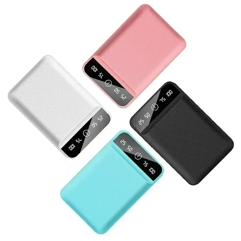 

SU Mini Power Bank Battery 50000mAh Portable Fast Charging Digital Display Dual USB Charger for iPhone,Xiaomi,Huawei