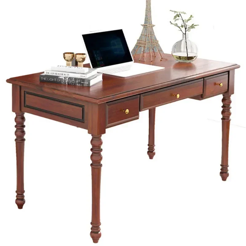 

American Luxury Antique Design Wooden Office Desk Furniture AG451