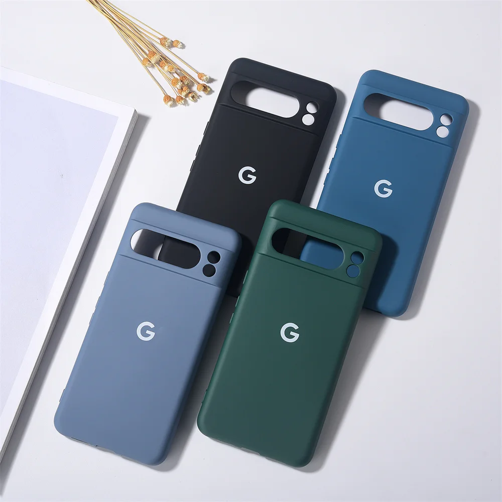 Google Pixel 8/8A/8 Pro/7/7A/7 Pro/6/6 Pro TPU Mobile Phone Case Cover Soft Ultra-thin Full Back Protective Shell for Pixel8