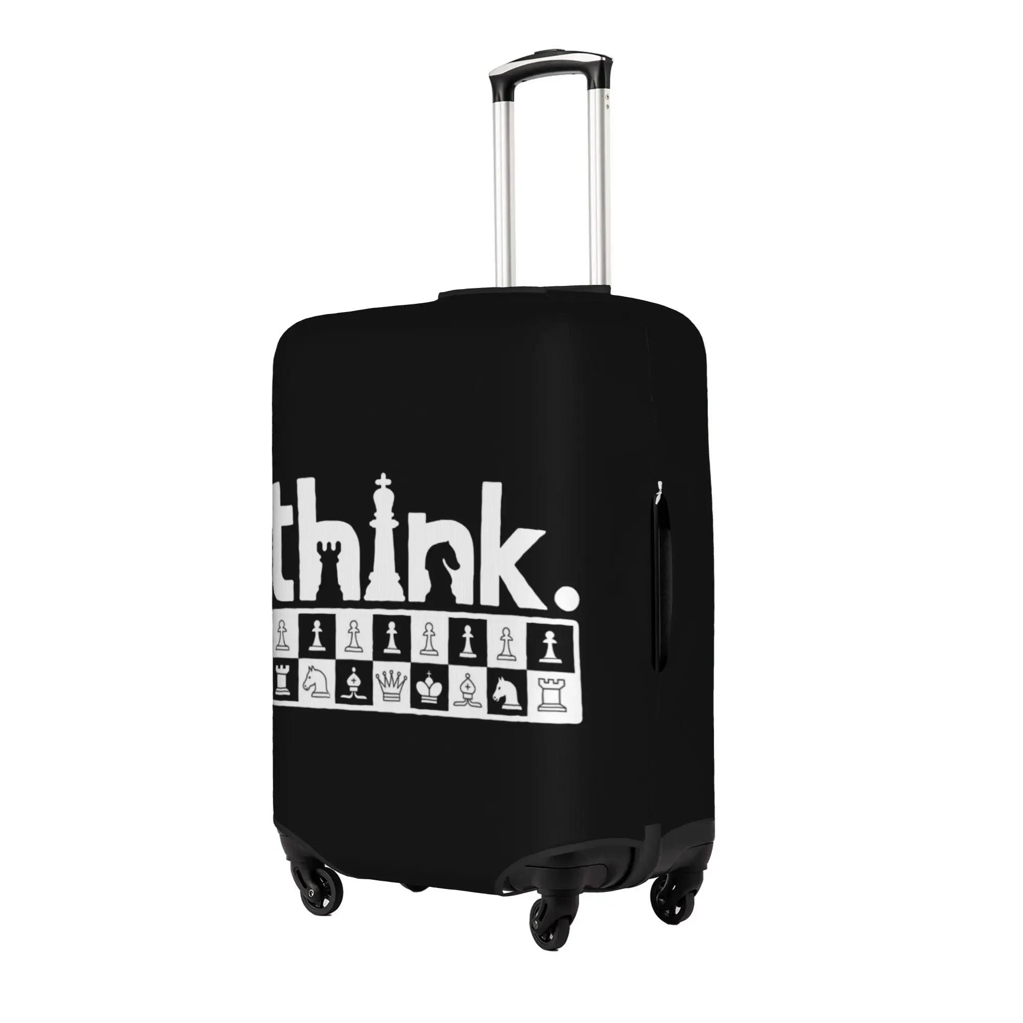 Funny Chess Think Luggage Cover Fashion Board Game Lover Suitcase Protector Covers Suit For 18-32 inch