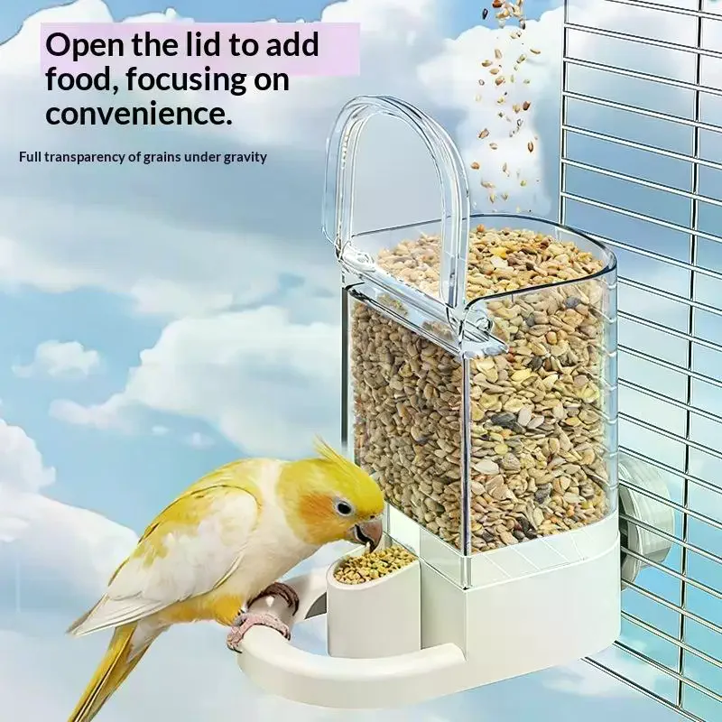 Automatic Bird Water Drinker Feeder Waterer Bird Cage Accessories For Parrot Canary Finch Home Daily Use