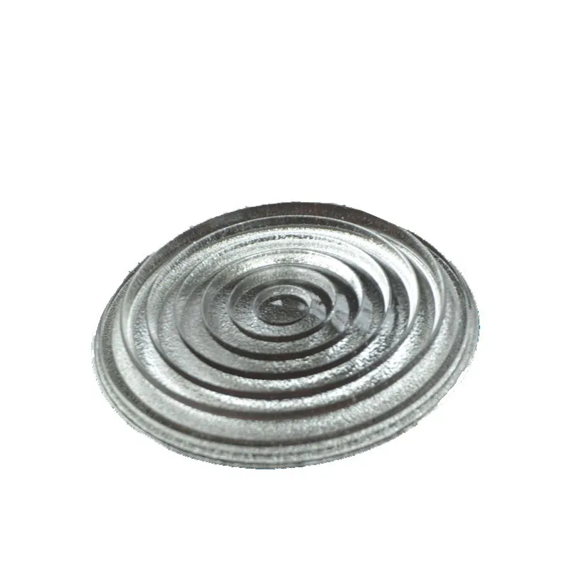 

Glass Fresnel lens for film and television spotlights with threaded design, available in 650W, 1000W, and 2000W capacities.