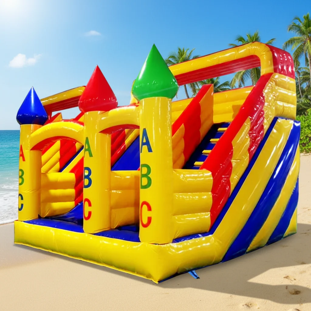 

New Design Amusement Park Inflatable Bouncy Castle Inflatable Bounce Slide Inflatable Jumping House Combo With Slide for Sale