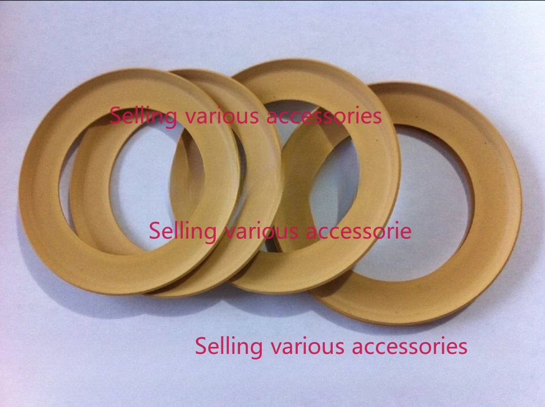 2PCS Oil-free Air Compressor Accessories Piston Rings Leather Bowl