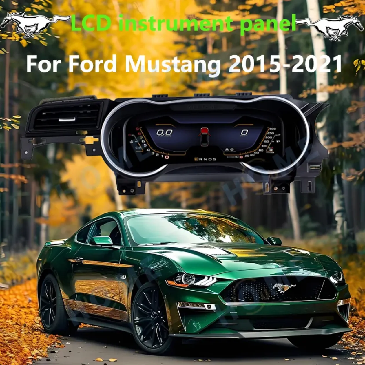 

LCD Digital Cluster Speedometer Instrument for Ford Mustang 2015-2023