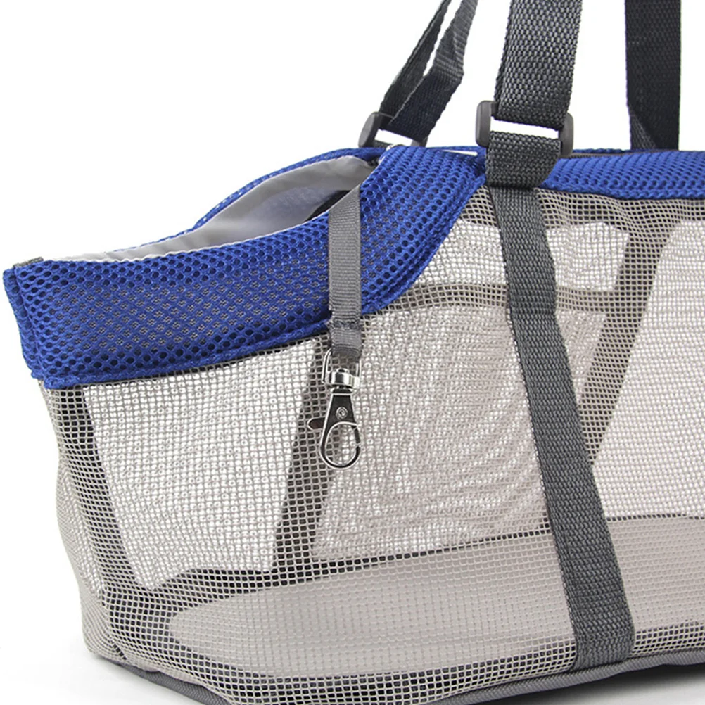 

1Pcs Pet Travel Bag Mesh Design Four Sides Ventilated Comfortable Head Out Space for Dogs Cats Outdoor Activities