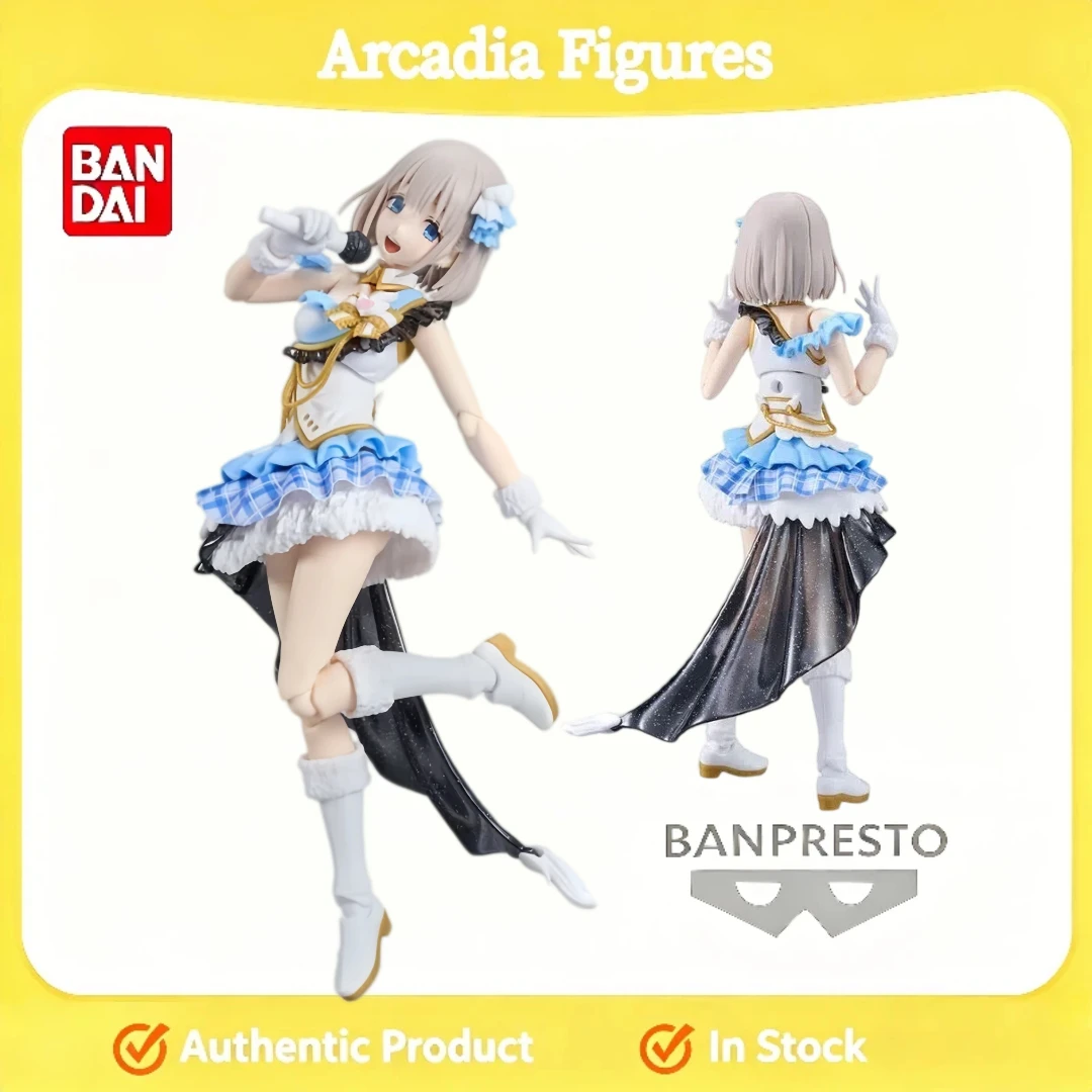 [In Stock] Original Bandai Assembled Model 30MS Machine Girl Idol Master Serizawa Asahi Action Anime Collectibles Toy Figures