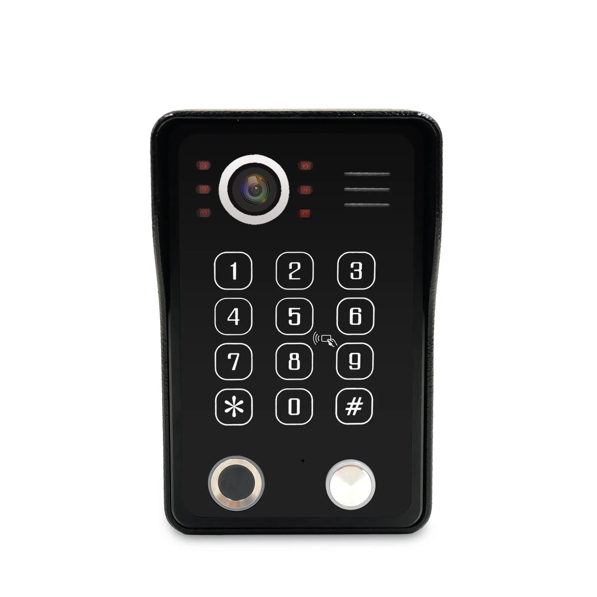 Electronic Fingerprint Outdoor Door Phone Call Panel IP65 Waterproof Intercom Home Kit Single doorbell 5 in 1 Unlock