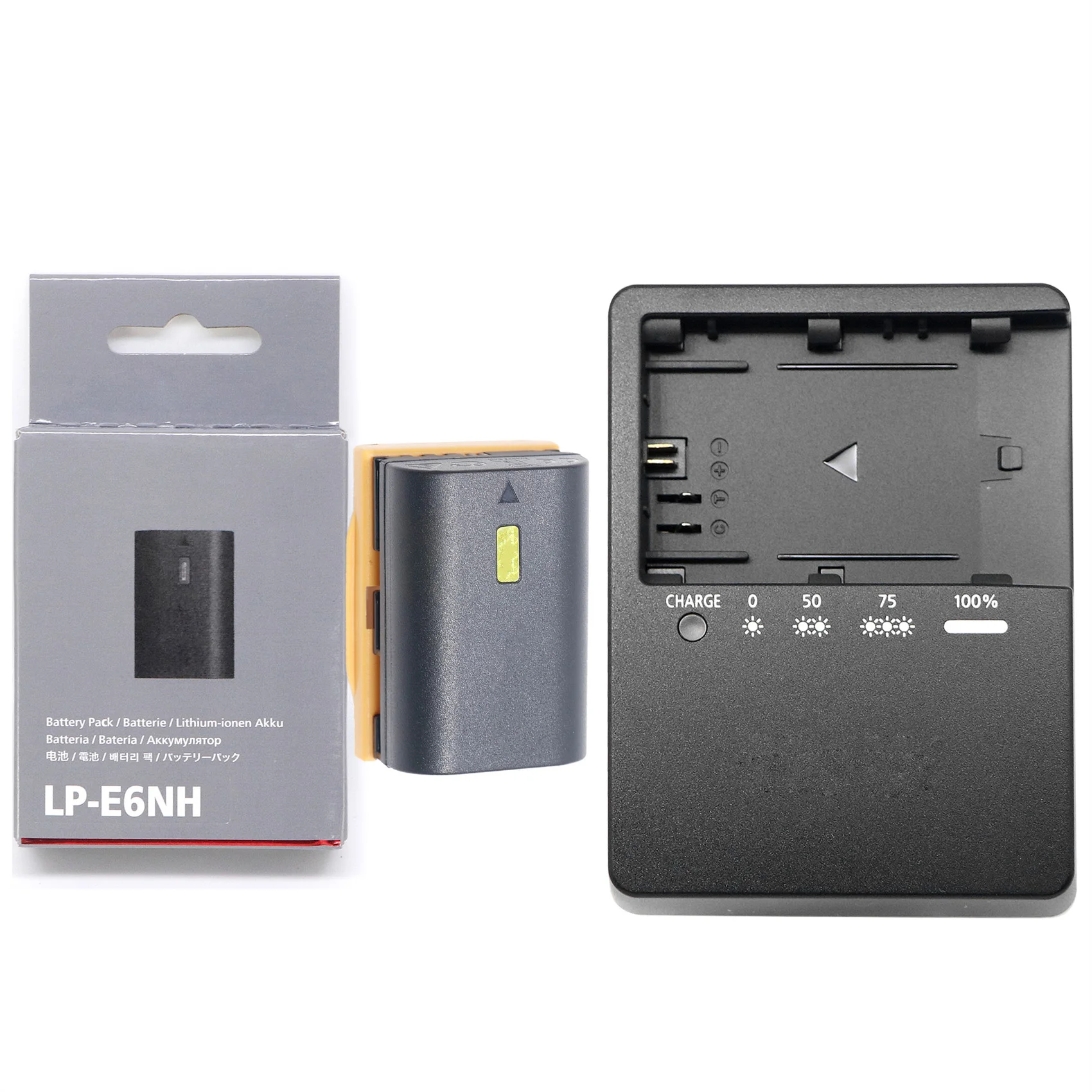 LP-E6NH 2130mAh Battery For Canon EOS R R5 R6 5D Mark IV III 5DS R 6D Mark II 7D Mark II 90D 80D Camera LC-E6E Charger