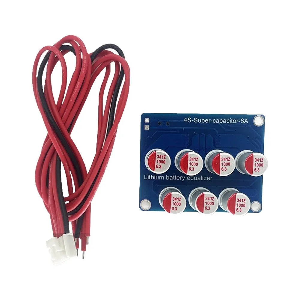 Active For equalizer board for 4-series lithium batteries supports ternary lithium polymer titanate and sodium cells