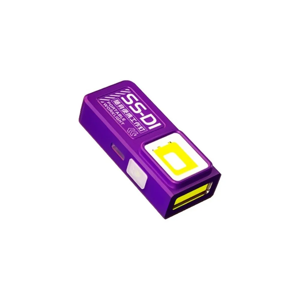 

Ultra Bright Mini LED Flashlight Dual Light USB Charging Emergency Light 4 Lighting Modes Red Blue Warning Warning Light Fishing