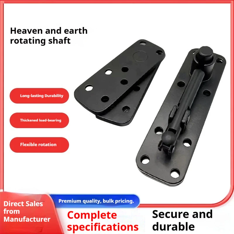 Folding Wooden Door With Aluminum Frame 360 Degree Rotation Automatic Rebound Positioning Door Closer Upper And Lower Hinges