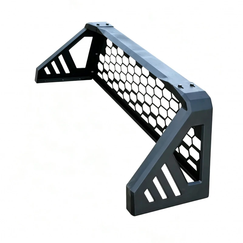 Heavy Duty Customizable Carbon Steel Offroad Roll Bar, Triangular Mesh Truck Bed Sport Bar Modification Accessories for 4X4 Vehi
