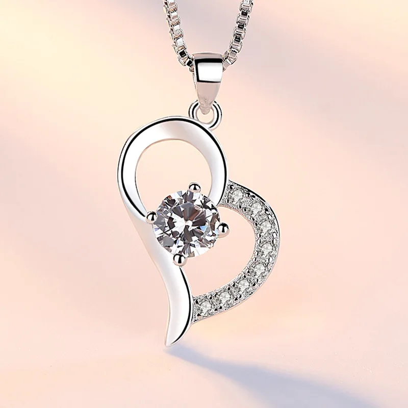 Halskette aus 925er-Sterlingsilber, Zircom für Damen, 18 Karat vergoldet, Schmuckanhänger, Geburtstagsfeier, Geschenk, Schmuck, Geschenk, Neu, N5579