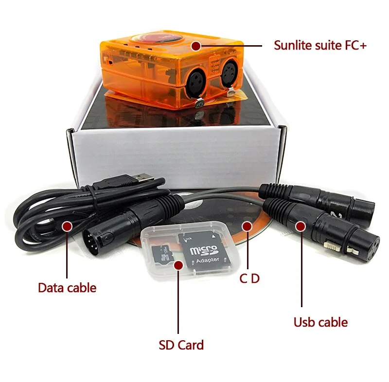 Sunlite suite 2 DMX controller USB to DMX controller sunlite 2 FC+ sunlite suite 2 Control box
