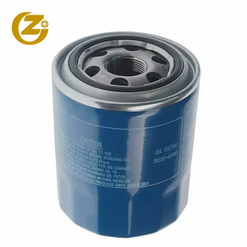 26330-4A001 مصنع الجملة قطع غيار عالية الأداء فلتر زيت محرك الديزل 26330-4A001 لشركة هيونداي/كيا #1