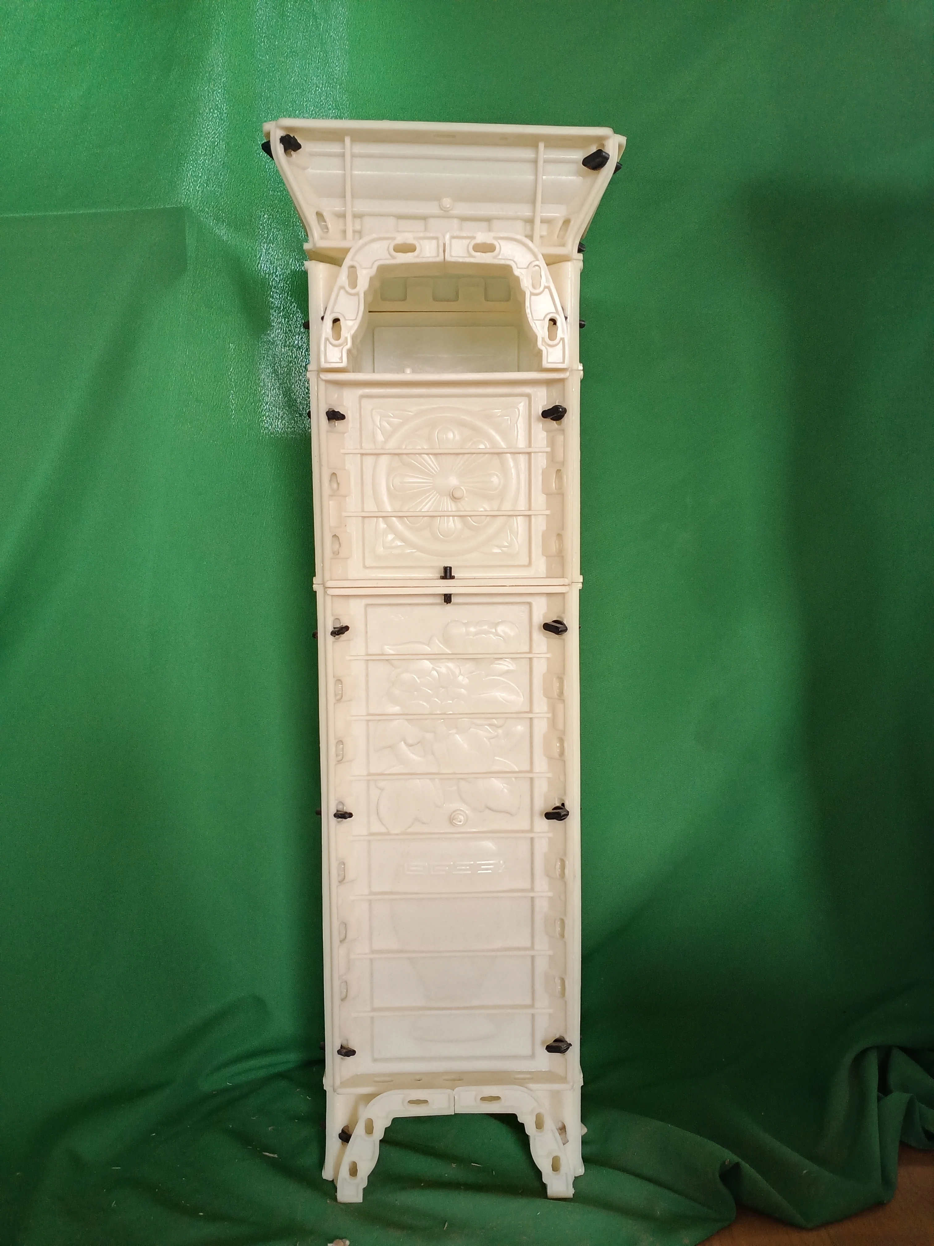 Height 100cm ABS Concrete Plastic Baluster corner post Molds for Garden or House molding
