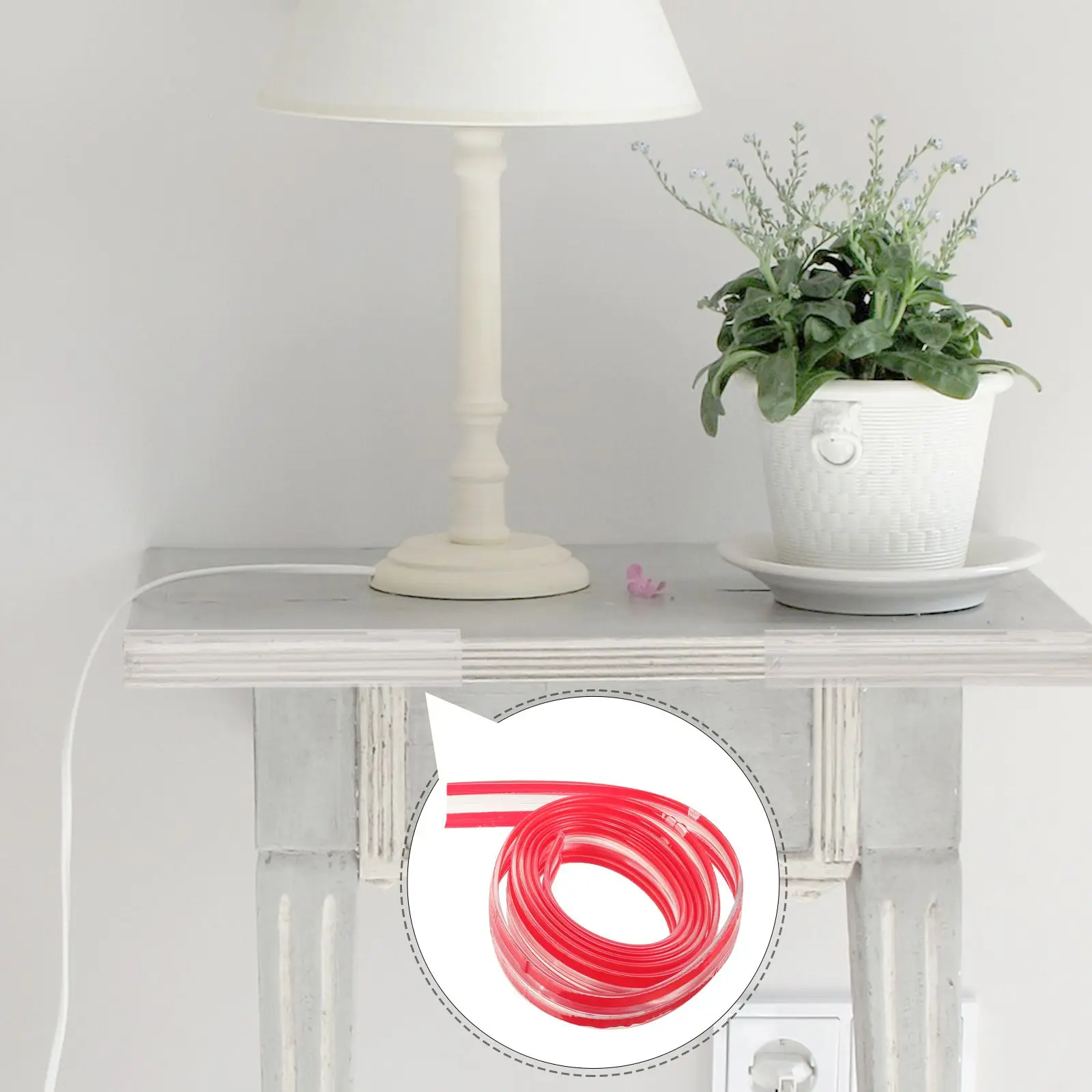 Protector de borde transparente, tira anticolisión de 10M para muebles de seguridad para bebés, protectores para las esquinas de las mesas, uso doméstico