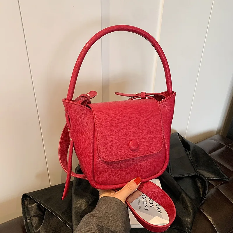 

Fashion Pu Hasp Ladies Top-Handle Bags 2024 New Brand Crossbody Bags for Women Portable Free Shipping Bolsas Para Mujeres