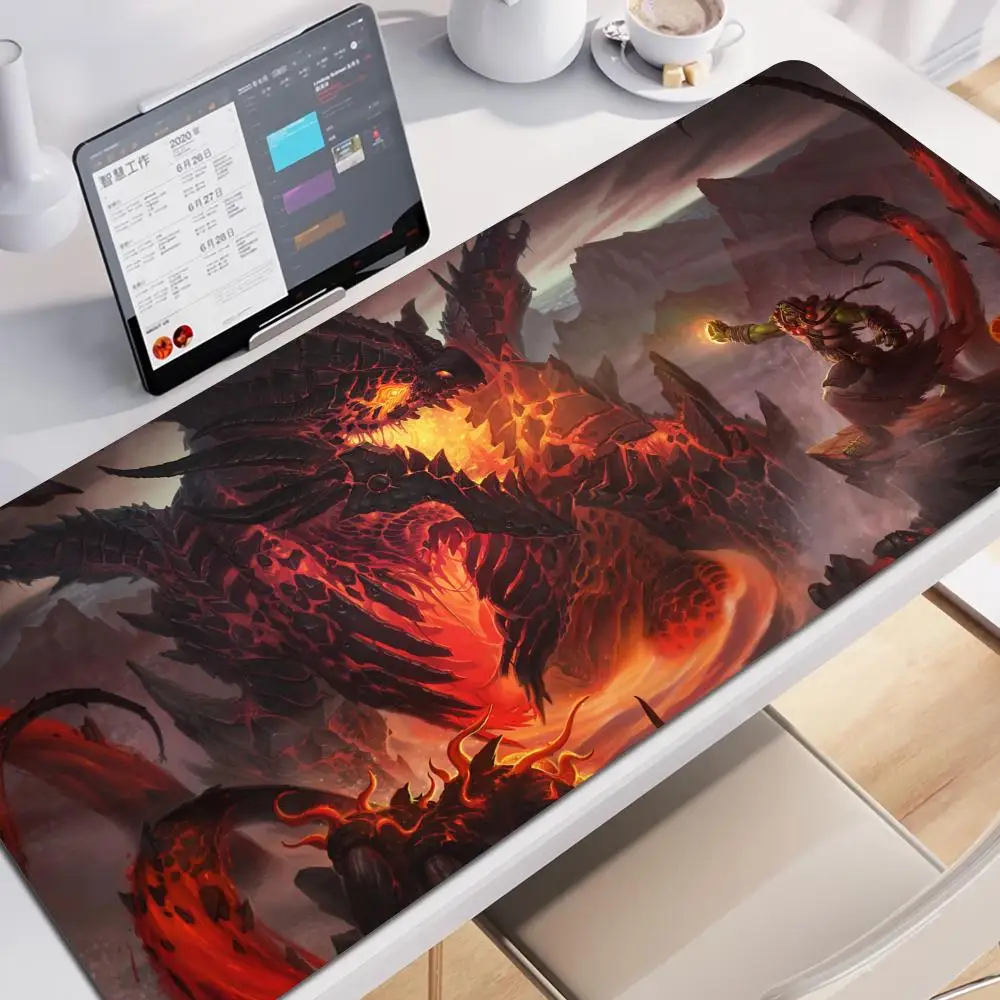 

World of Warcraft Lich King Mouse Pad PC HD Anime Gaming Accessories Keyboard Mousepad Laptop XXL Game Cabinet Desk Mat Carpet