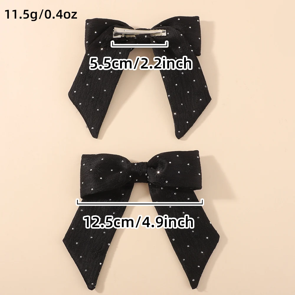 RAINBOW BOWS 2PCS/Lot Grosgrain Ribbon Hair Bows Boutique Hair Clip for Girls Hairgrips New Headwear Kids Hair Accessories Gift