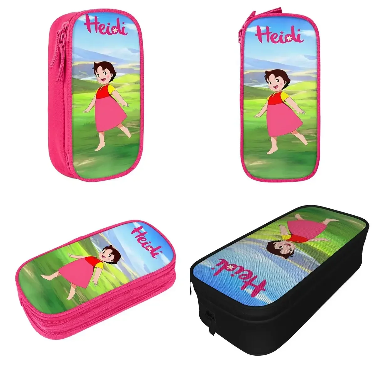 

Anime Heidi Pencil Cases Cartoon Pen Holder Pencil Bags Student Large Storage School Supplies Gift Pencil Pouch