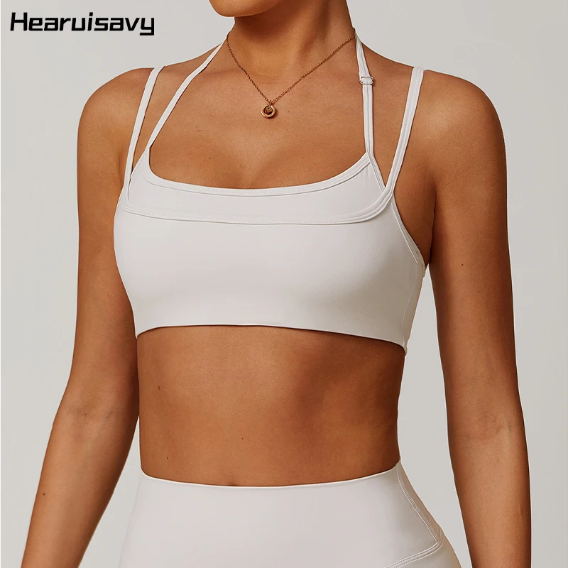 

Ctenkevet Halterneck Sports bras Women Yoga Tops Push Up Brassiere Fitness Gym Workout Bra Yoga Clothing Sport Outfit For Woman