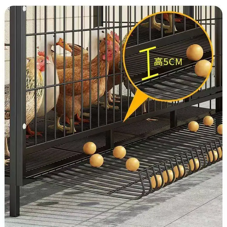 Household breeding cage Outdoor rainproof chicken cage Encrypted barbed wire chicken nest
