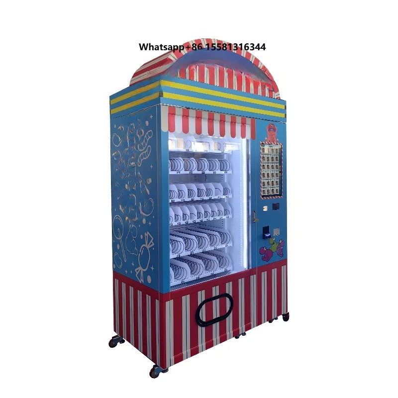 Snack Dispenser Machines Chocolate Sugar Beans Candy Vending Machine with Logo Brand Optional Payment Methods for Philippine