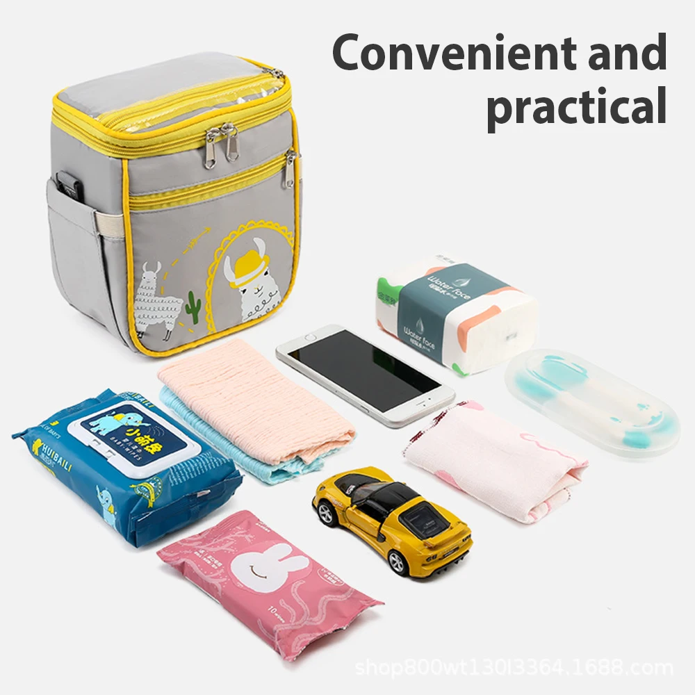 Baby Stroller Hanging Bag Large Capacity Mommy Bags Travel Storage Organizer Carriage Pram Diaper Nappy Backpack Accessories