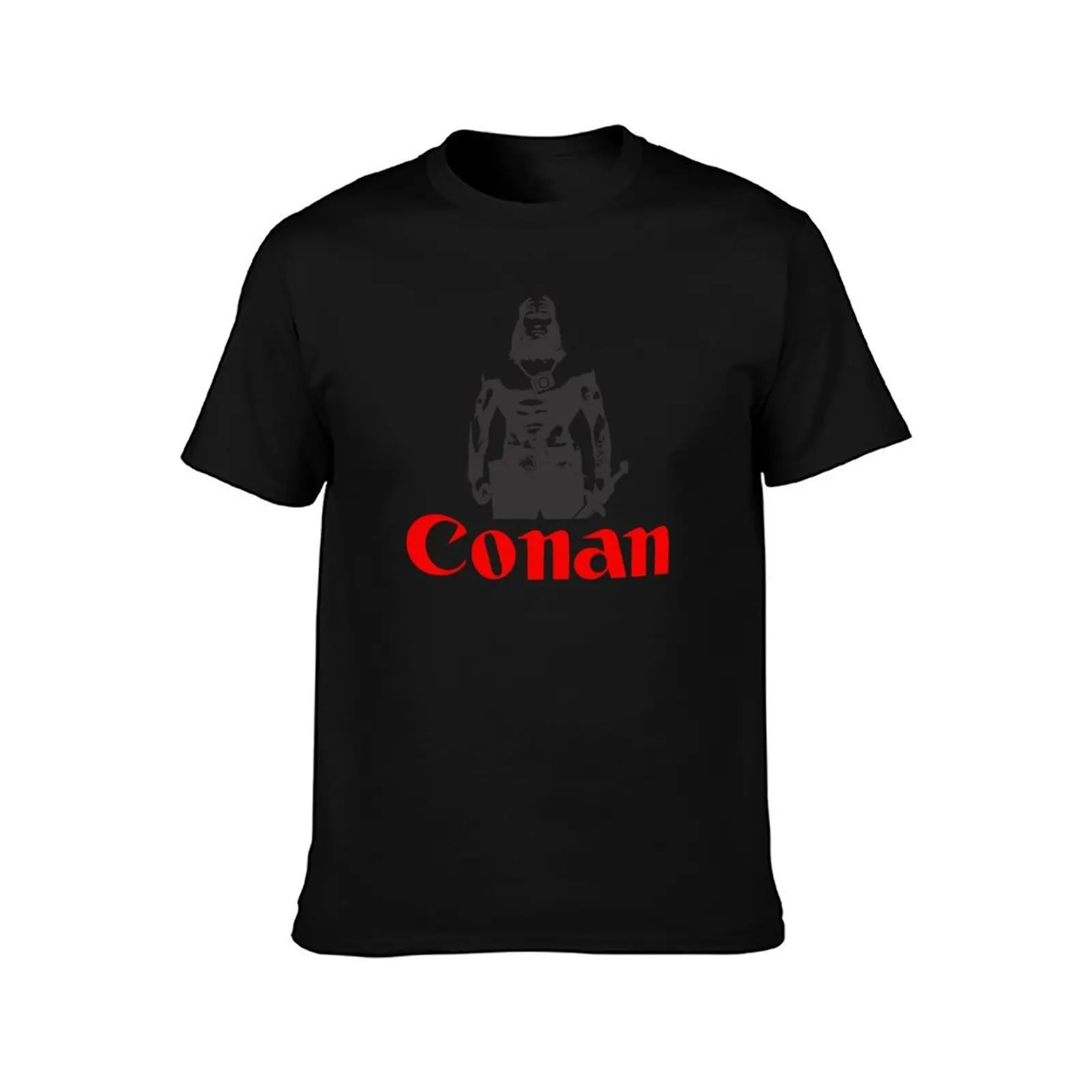 Conan, the barbarian T-Shirt, Summer Casual Cotton Tee, Oversized Streetwear Tops, Vintage Graphic Print, Loose Fit Short Sleeve