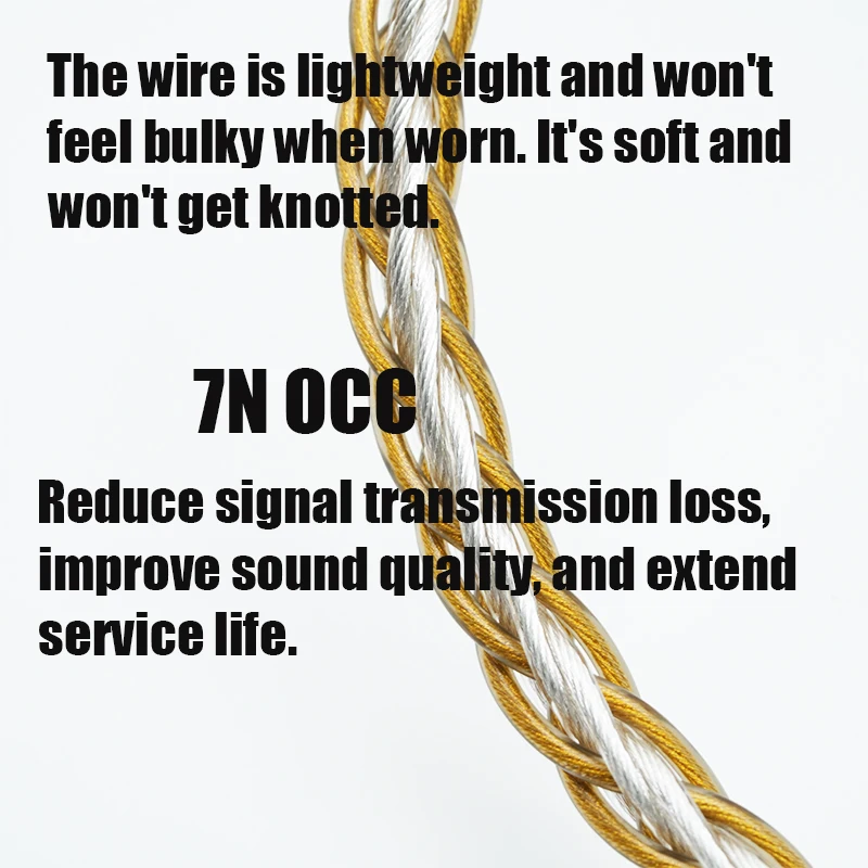 IvipQ-331 IEM-Kabel, HIFI-In-Ear-Kopfhörer-Upgrade-Kabel mit 4,4 mm 3,5 mm MMCX 2-polig für TANZU SE535 UE900S Moondop – Detail 4