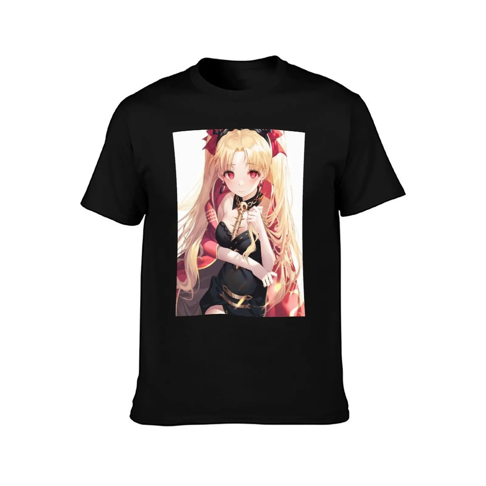 Fate Grand Order Ereshkigal T-Shirt Summer Casual Cotton Tee Oversized Streetwear Tops Vintage Graphic Print 100% Cotton
