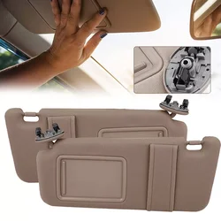 Gray Car Sun Visor Shade Pair Left-Right Side W/O Sunroof for Toyota Camry 2007-2011 Windshield Sunshade Nissan Tiida Parasol