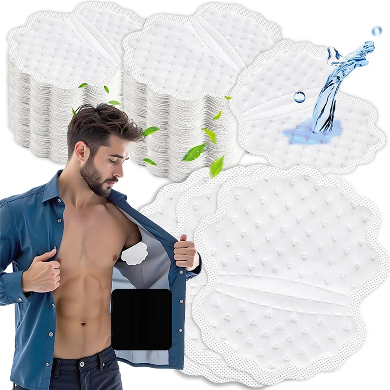 ABUI-Armpit Sweat Pads ,Disposable Sweat Pads For Under Sweat Pads For Men Hyperhidrosis