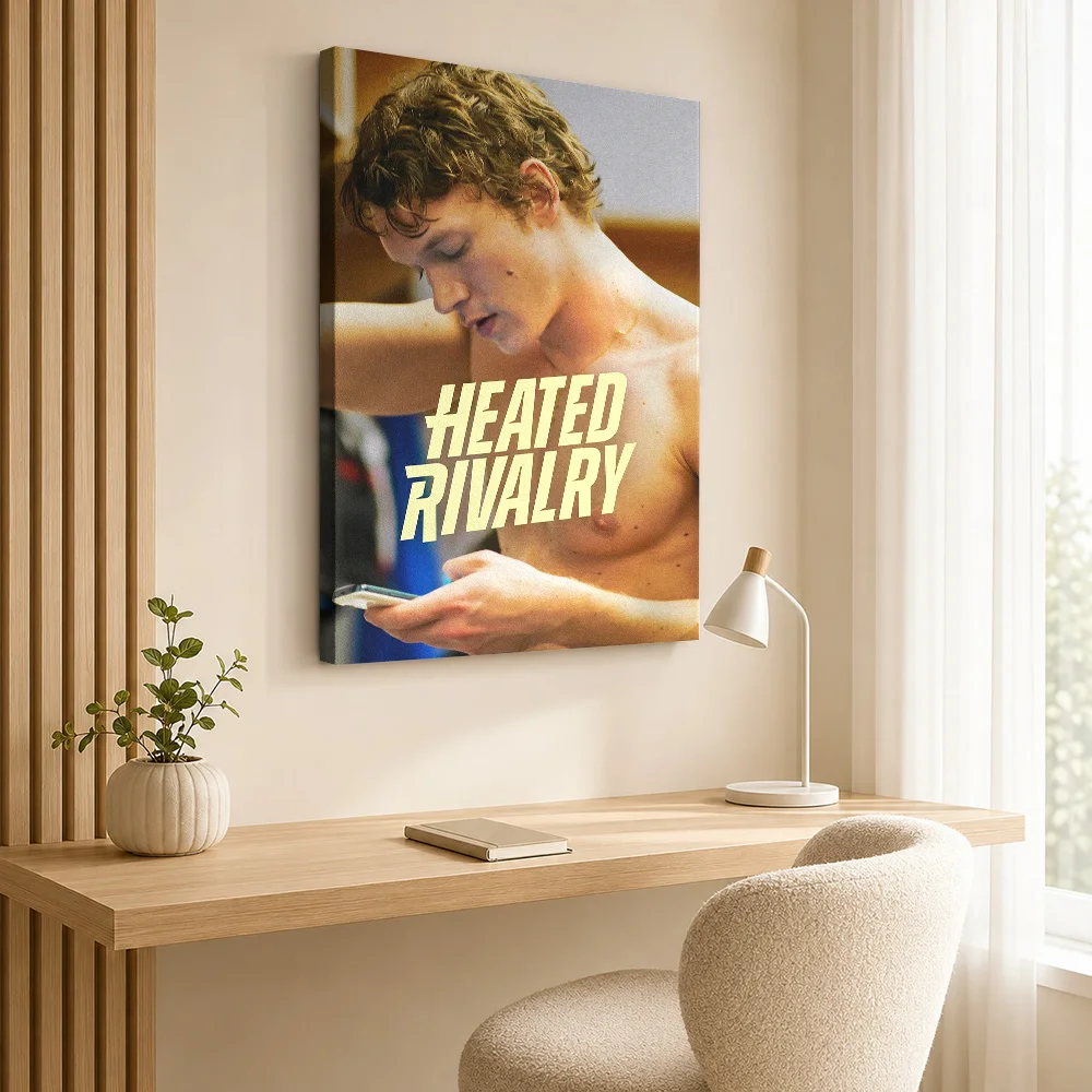 Heated Rivalry Movie Canvas Painting Poster Custom Vintage Movie Wall Art for Living Room Decor Collectible Ready to Hang Gift