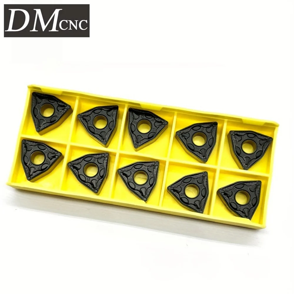 

WNMG080408 Carbide Inserts 10PC - Internal Turning Tools for CNC Lathe (Silicon Coated)