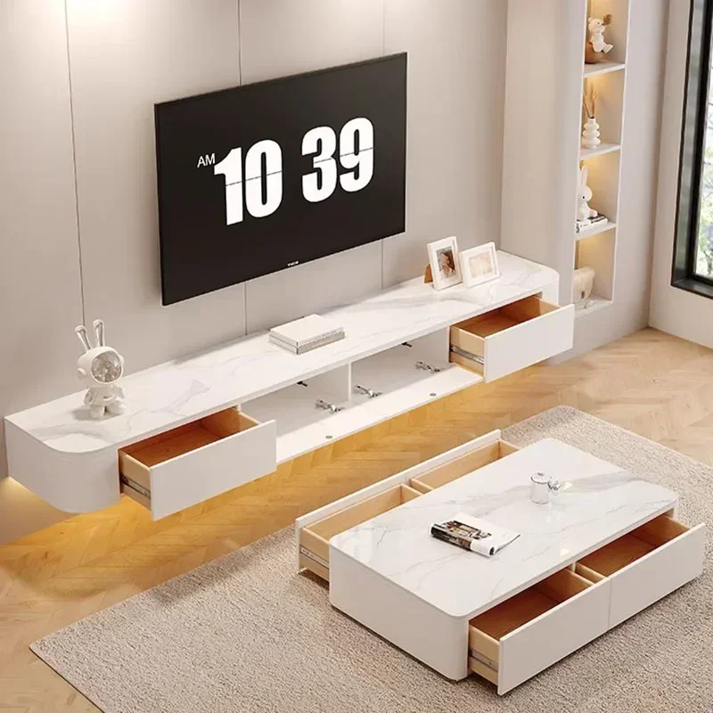 Sala de estar tv stands entretenimento filmes luxo designer salão moderno tv mesa organizador armazenamento arquivadores móveis para casa