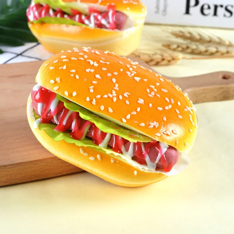Décoration de hamburger végétal factice, accessoires de croquis alimentaires artificiels, jouets édu