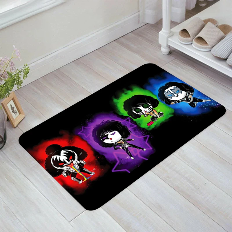 

American Rock Band K-KISS Floor Mat Balcony Kitchen Rug Living Room Home Carpet Entrance of House Carpets Rugs Foot Doormat Door