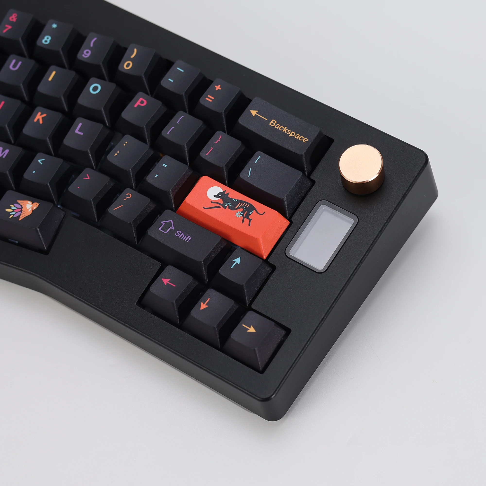 KBDiy Clone GMK Keycaps Retro GMK Mictlan Cherry Profile PBT ISO Keycap für magnetische Schalter 60 Gaming Mechanical Keyboard KIT – Detail 19