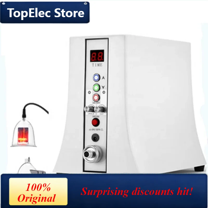 TopElec Buttocks Lifter Cup Vacuum Breast Enlargement bust enhancement Pumps therapy cupping massager bigger butt hip enhancer m