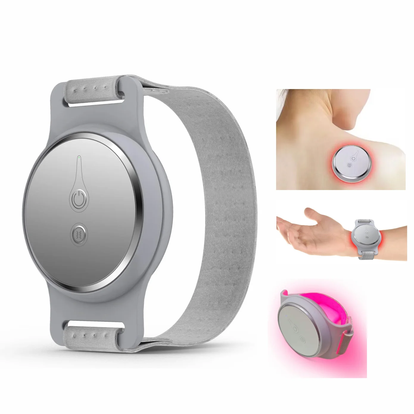 

Portable Red Light Therapy Device for Pain Relief 660nm810nm Light Therapy +Vibration for Sprain Arthritis&Tenosynovitis