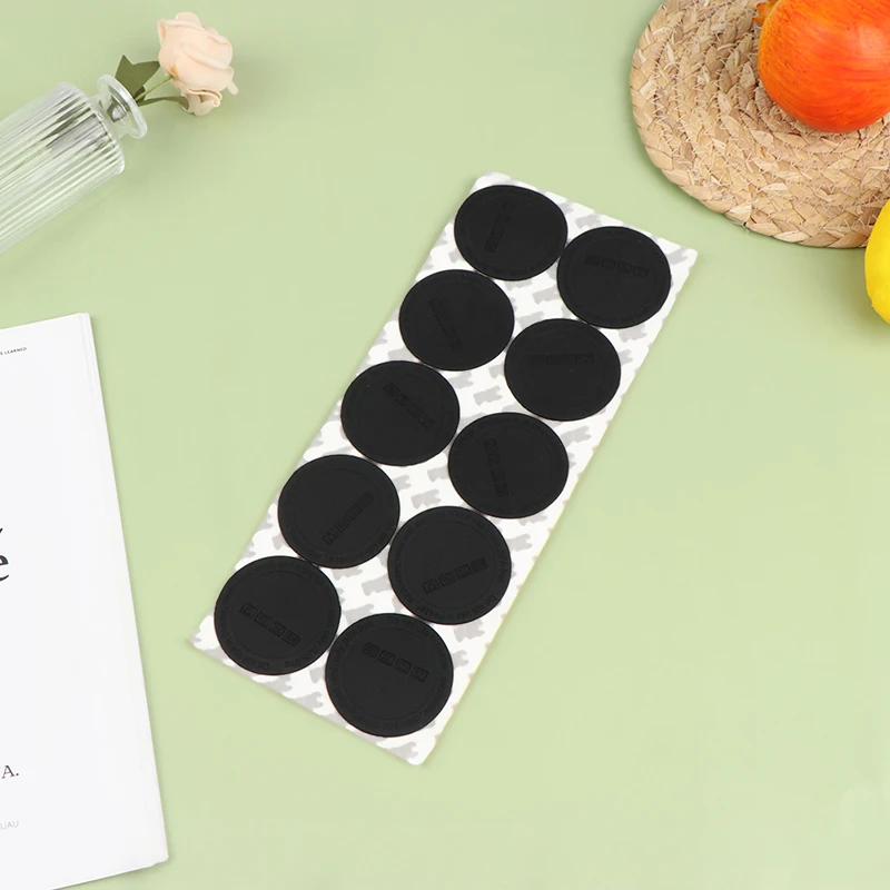 10Pcs Rubber Self Adhesive Bottoms For Tumblers Insulated Cup Rubber Non-slip Pad 56mm